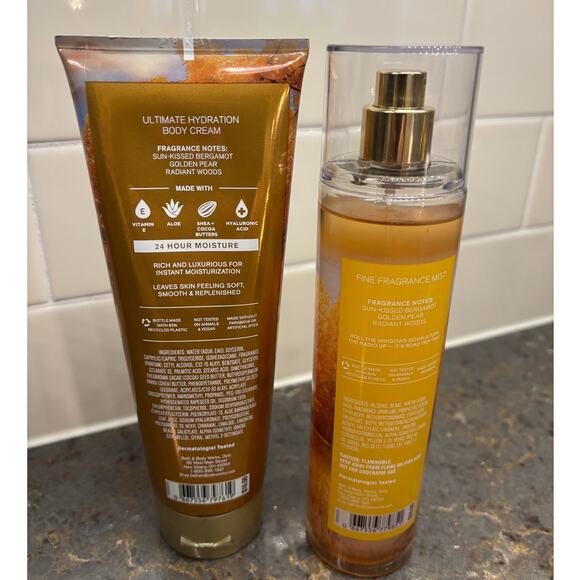 Bath & Body Works Golden Hour Coast Lotion Spray Set - Picture 2 of 3